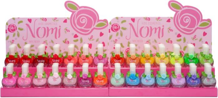 Nomi cosmetics for young girl’s nail polish