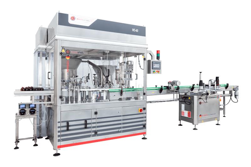 VIAL FILLING CAPPING LABELING MACHINE