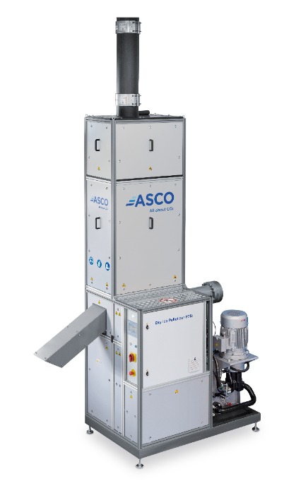 ASCO macht Geräuschpegel-Reduktion bei Trockeneis-Pelletizer