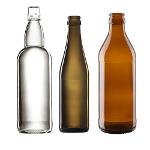 Висококачествени стъклени бутилки с различна вместимост
