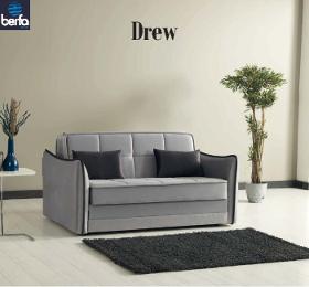 Дизайн на разтегателен диван в британски стил опаковка в кут