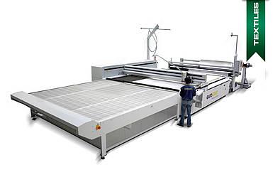 Laser cutting machine for textiles