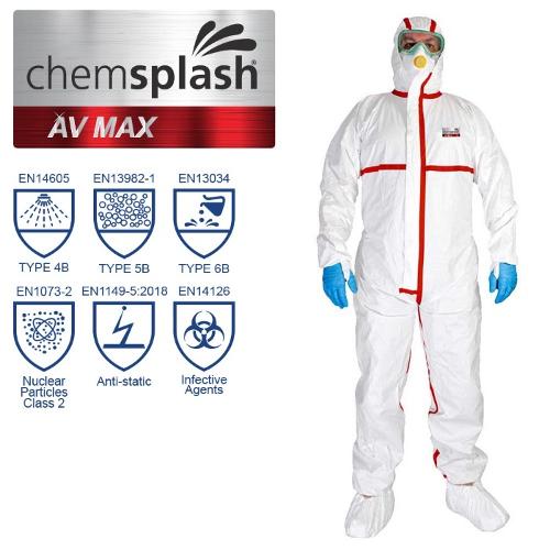 Chemsplash AV MAX Coverall - Type 4B/5B/6B